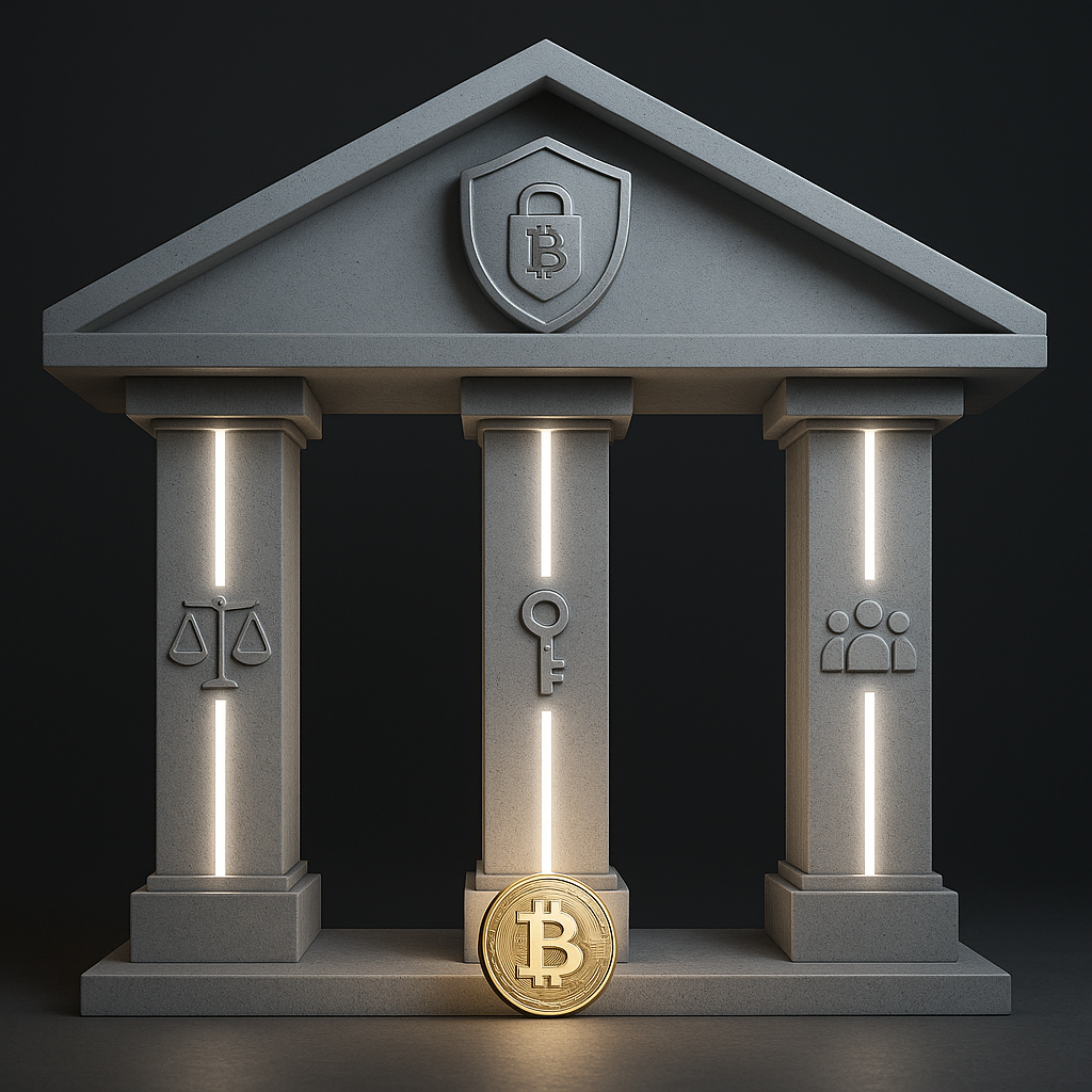 Três pilares da preservação de riqueza em Bitcoin